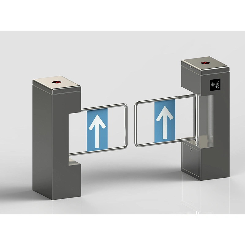 Exit and Entrance Control System Swing Turnstile 304# Stainless Steel Entrance Gate