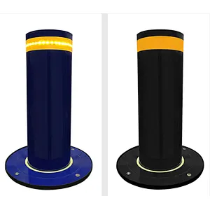 Durable Traffic Barrier Hydraulic Bollards/ Outdoor Road Bollards/ Automatic Bollard With Light