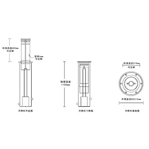 Automatic Hydraulic Bollard At Squares/Automatic Bollard At Parks/Hydraulic Bollard At Scenic Intersections