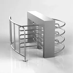 Security Access Control Extra Wide Passage Half Height Turnstiles Gate