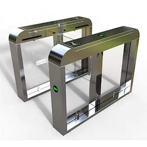 high speed automatic luxurious swing barrier gate swing turnstile with RDID card