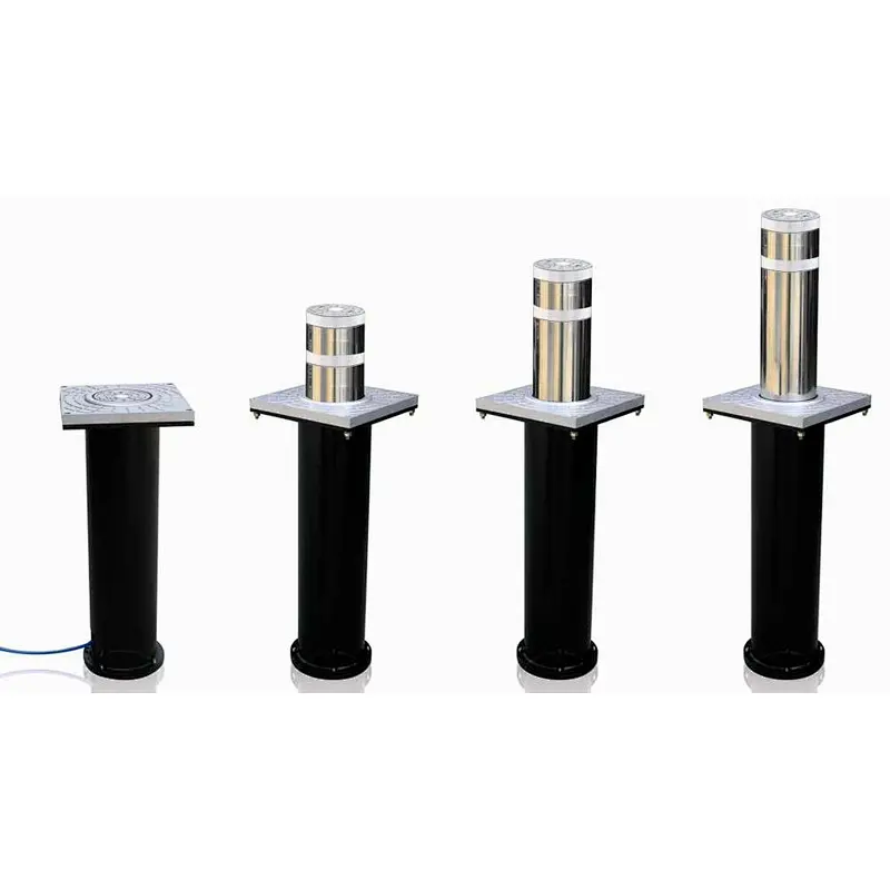 Stainless steel access control automatic rising hydraulic retractable electric bollard