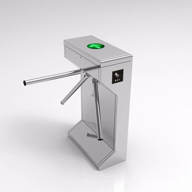304 Stainless Steel Vertical Security Access Control High Speed Tripod Turnstile