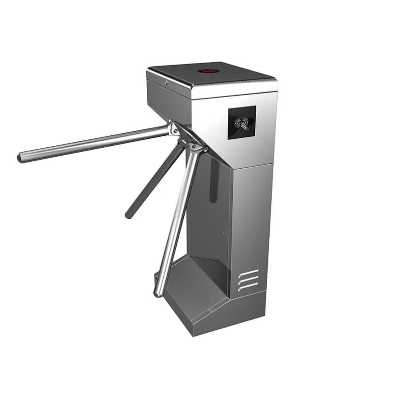 Tripod Turnstile 304 Stainless Steel Access Control IC Card And Fingerprint Turnstile