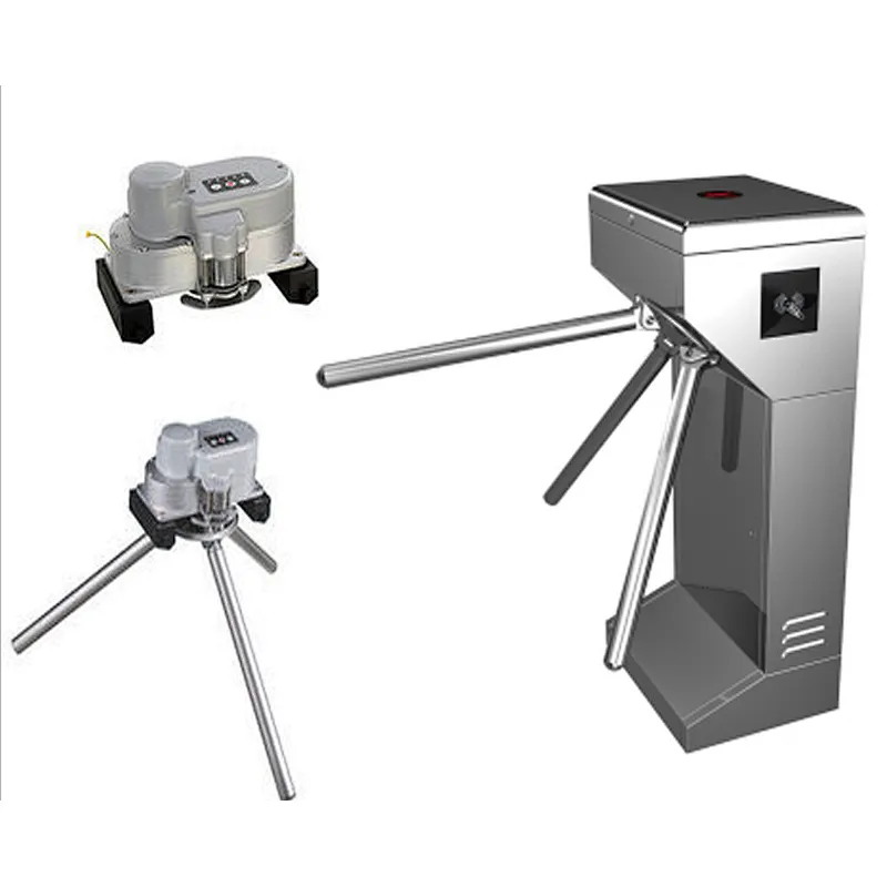 304 Stainless Steel Vertical Security Access Control High Speed Tripod Turnstile