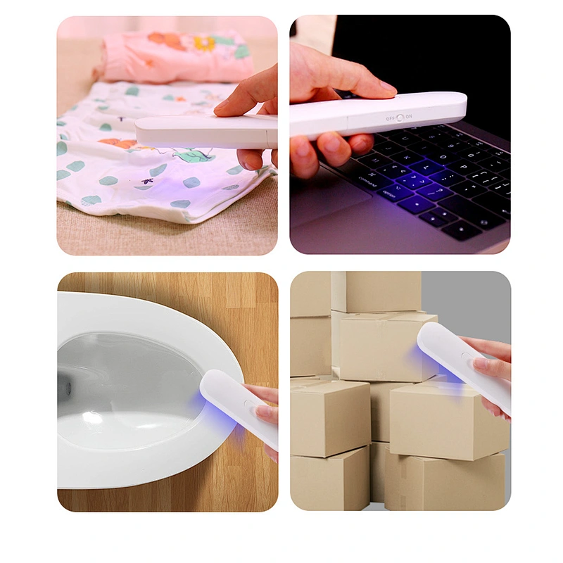Newest Ultraviolet Lamp baby handheld uvc sterilization uv light sanitizing wand sterilizer for kitchen travel