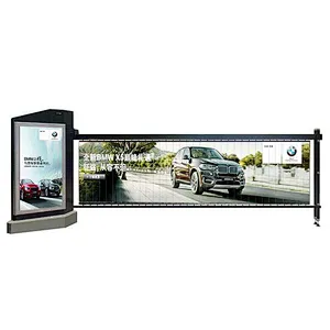 Automatic Safety Outdoor LED Advertising Screen Display Boom Barrier Gate