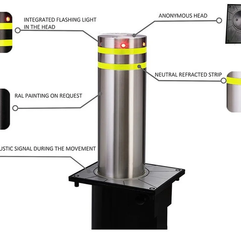 Automatic Hydraulic Bollard Community Anti-collision With Warning