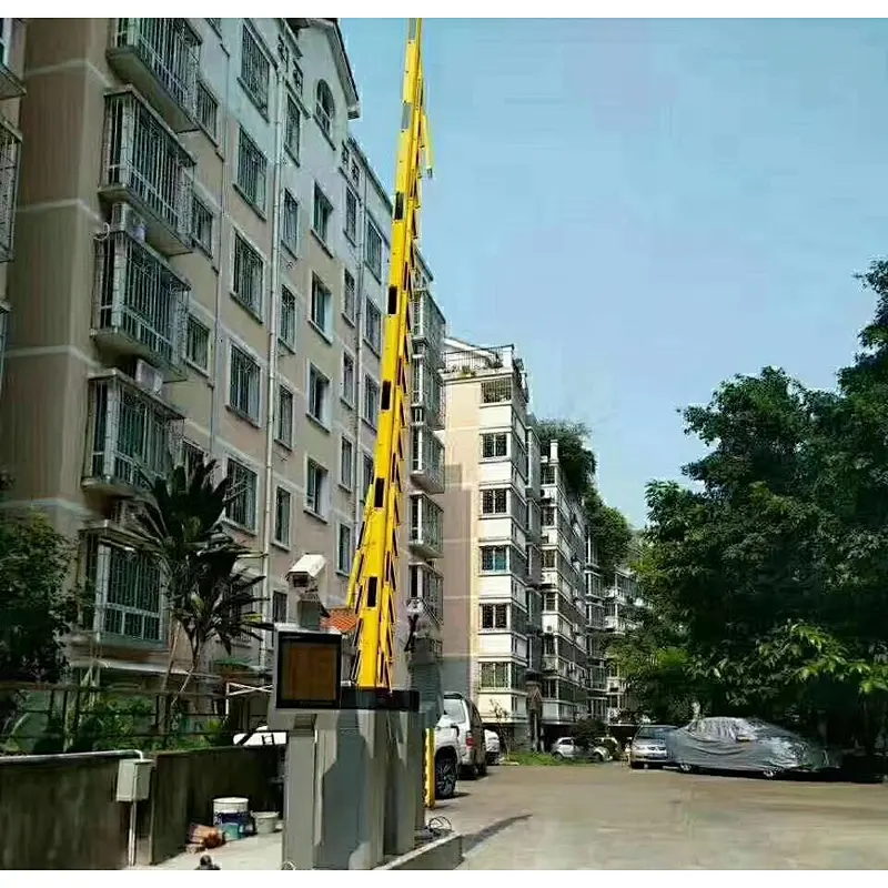 Factory Direct Magnetic Automation Orange Parking Boom Fence Barrier Gate