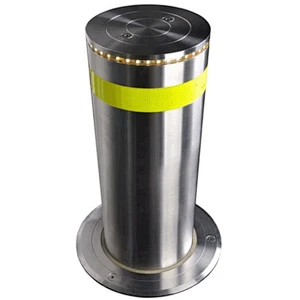 Remote control automatic rising bollard for parking