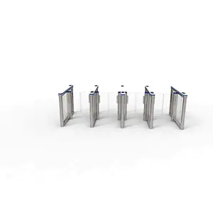 Fastlane Double Channel Crowd Control Barrier Optical Turnstile