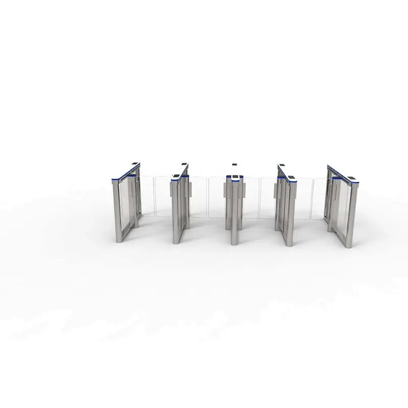 Fastlane Double Channel Crowd Control Barrier Optical Turnstile