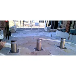 High quality road block 6 mm thickness stainless steel automatic hydraulic bollard