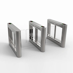 Core Biometric Access Swing Turnstile Cabinet Stadiums Gate Barriers With Esd Checker Gate