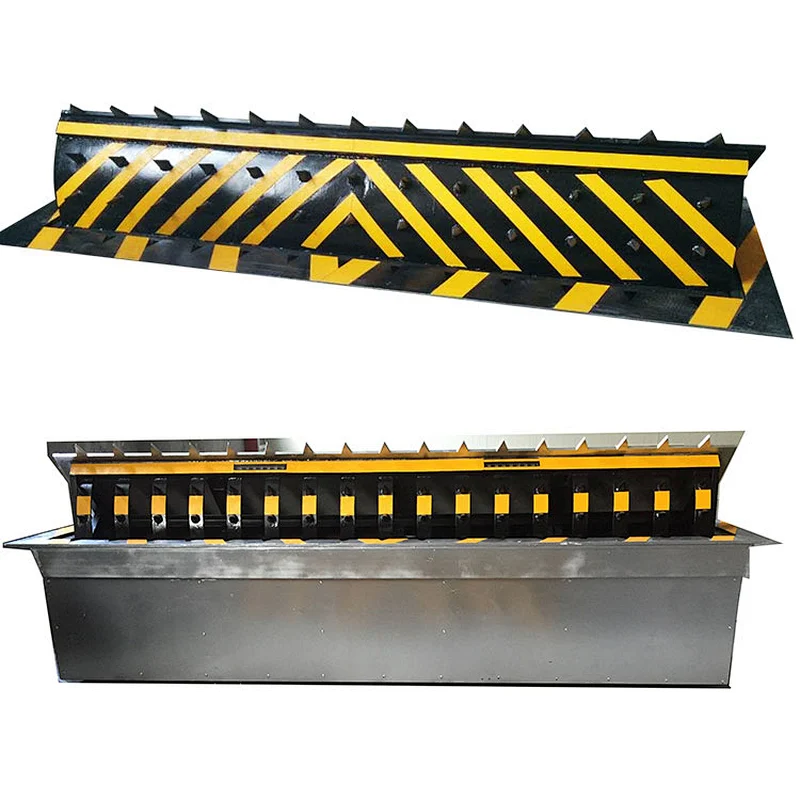 Traffic road block tire killer road blocker