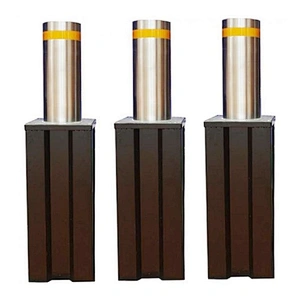 Hot Selling Sliver Telescopic Retractable Safety Road Barriers Automatic Hydraulic Bollard