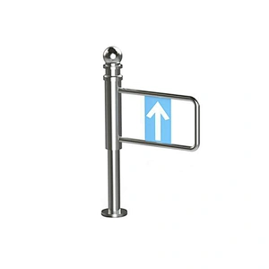 Stainless Steel Access Control In Supermarket Entrance And Exit Gate
