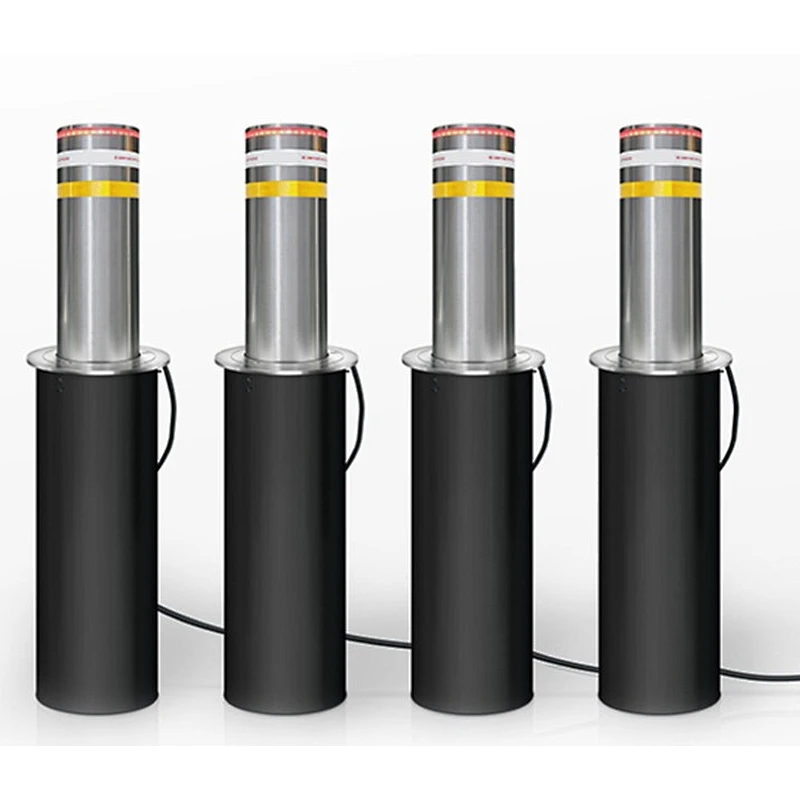 Stainless steel automatic hydraulic rising parking bollards