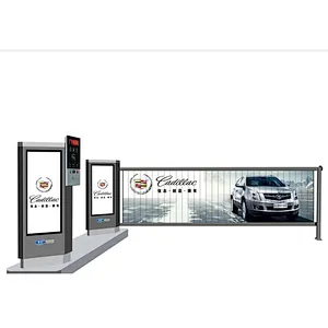 Servo motor boom gate arm barrier high tech advertising road barrier