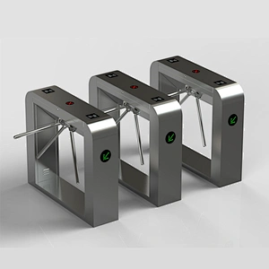 Good Quality Competitive Price Tripod Turnstile 304 Stainless Steel Access Control Card And Fingerprint Turnstile