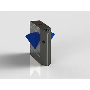 Access Control rfid Card Reader Security System Flap Turnstile For Metro