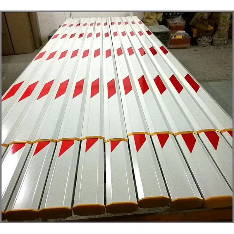Car Parking Lot Traffic Access Control Boom Barrier Gate Aluminum Arm