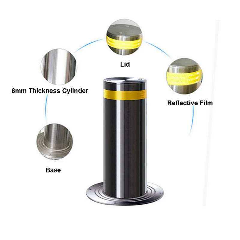 Automatic Rising Security  Bollard /Traffic Hydraulic Bollard