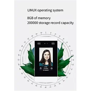 Anxia Time Attendance System Biometric Facial Recognition with Wiegand