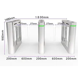 High efficient management access control swing barrier door for GYM