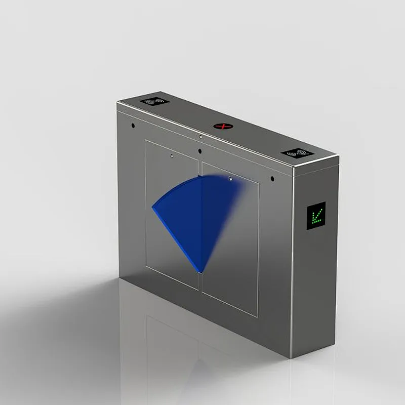 Security Intelligent Speed Gate Card Access Control Flap Barrier ESD Turnstile