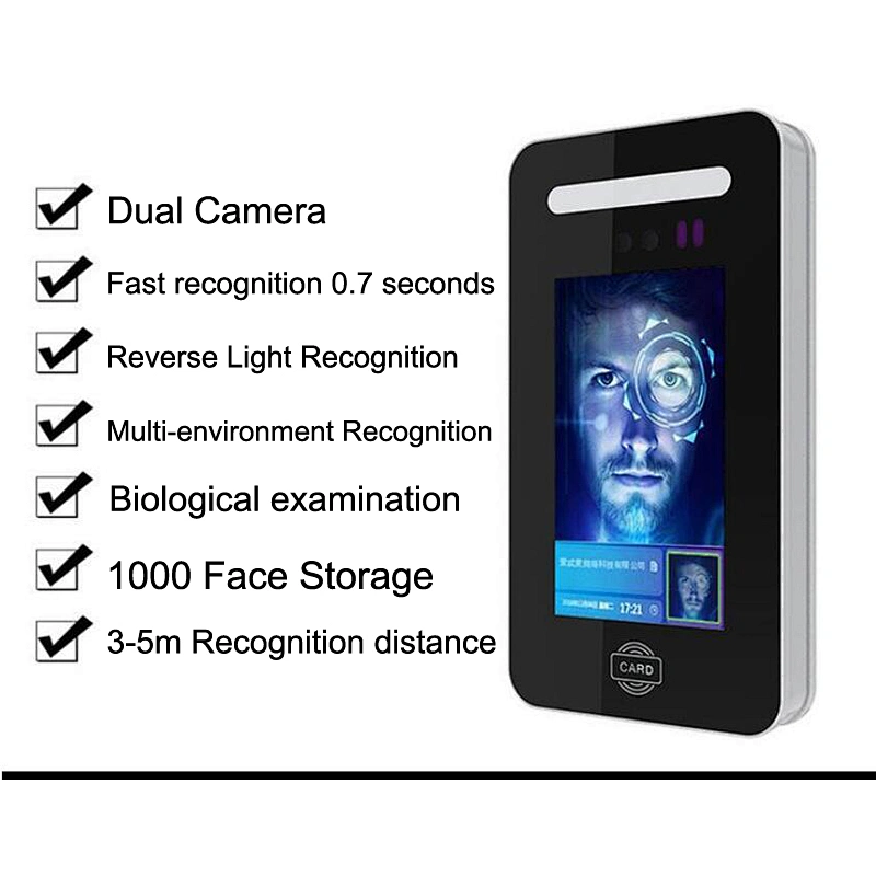Cheap Face Recognition Biometric Machine Android Door Access Control Detector