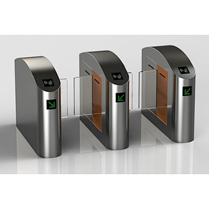 High intelligence security RFID gym entrance and exit electric swing barrier gate turnstile
