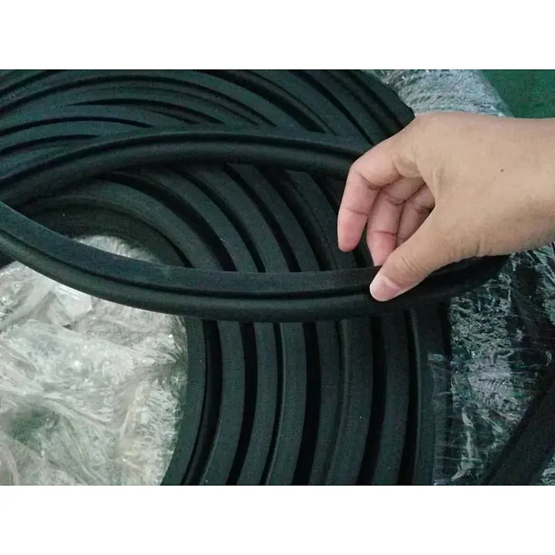 Safety Plastic Rubber For Barrier Gate/Black Rubber For Boom Barrier