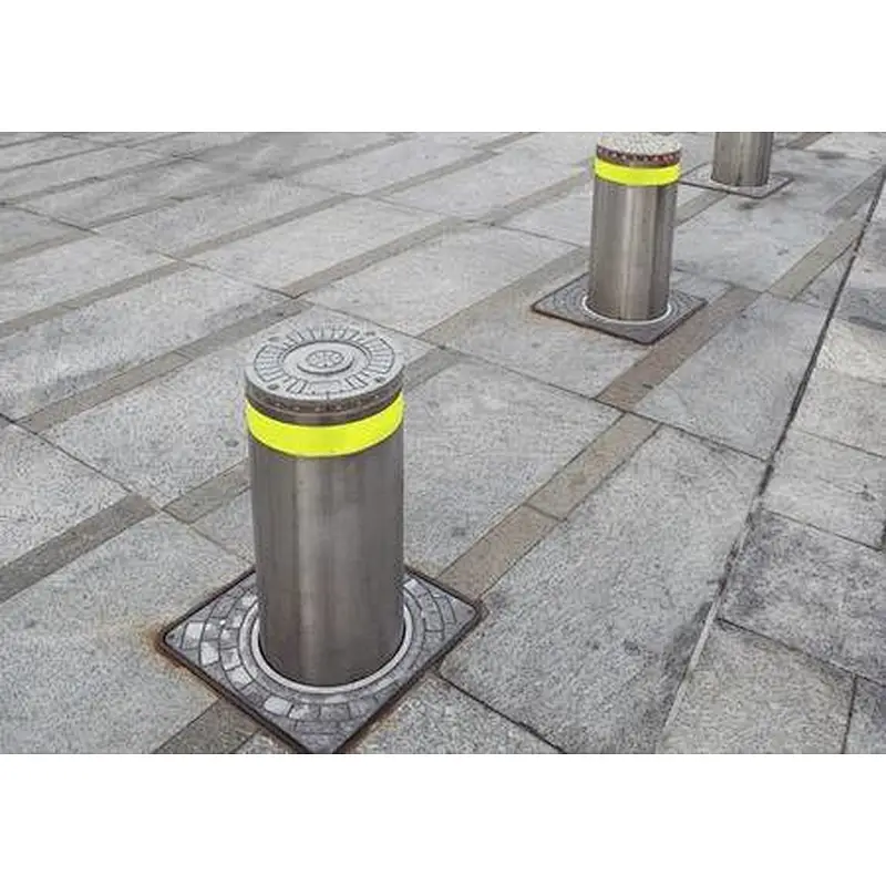 Road parking management 304 stainless steel electronic automatic rising bollard