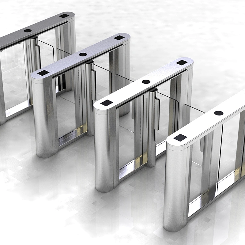 Acrylic Fast Speed Swing Turnstiles Access Control System Automatic Wing Gate Factory from China