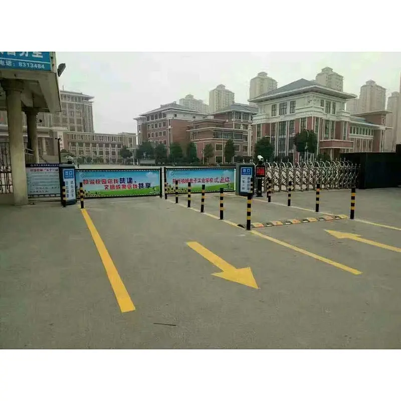 Automatic Safety Outdoor LED Advertising Screen Display Boom Barrier Gate