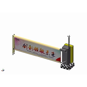 Advertisement CE Automatic Boom Barrier/ Remote Automatic Parking Lot Advertising Barrier for Car Parking Lot