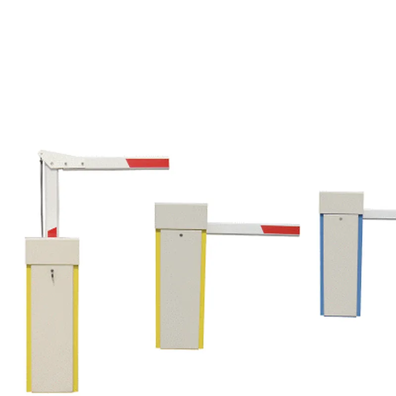 Automatic boom parking barrier gate with LED light arm for traffic control solution