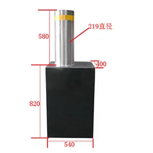Removable bollards,automatic rising bollards,stainless steel road bollard