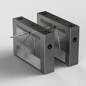 Stainless Steel Crowd Access Control Tripod Gate Turnstile Door