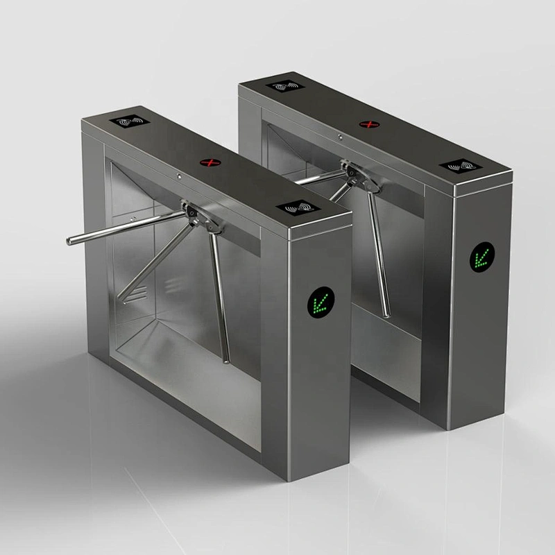 Stainless Steel Crowd Access Control Tripod Gate Turnstile Door