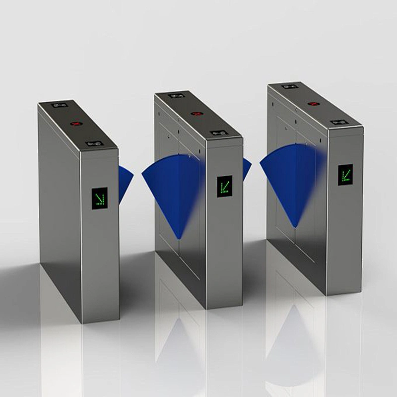 Security Intelligent Speed Gate Card Access Control Flap Barrier ESD Turnstile