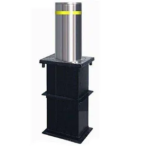 Remote control automatic rising bollard for parking