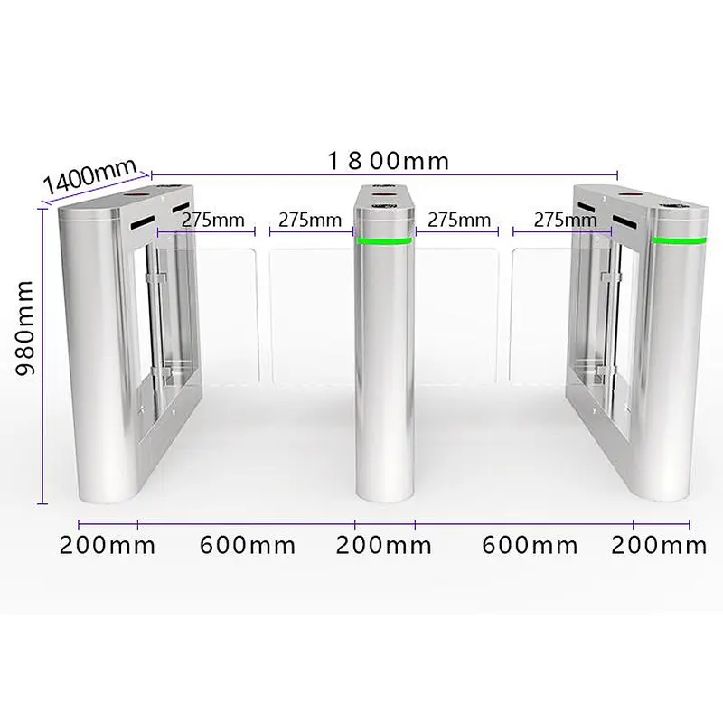 Swing turnstile gate torniquetes de acceso