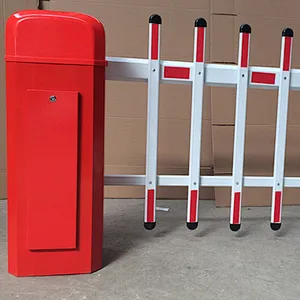 High Quality Parking Security Boom Barrier Gate With Fencing Arm