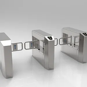 SUS 304 Stainless Steel Gate Automatic Bi-directional Supermarket Barrier Swing Turnstiles