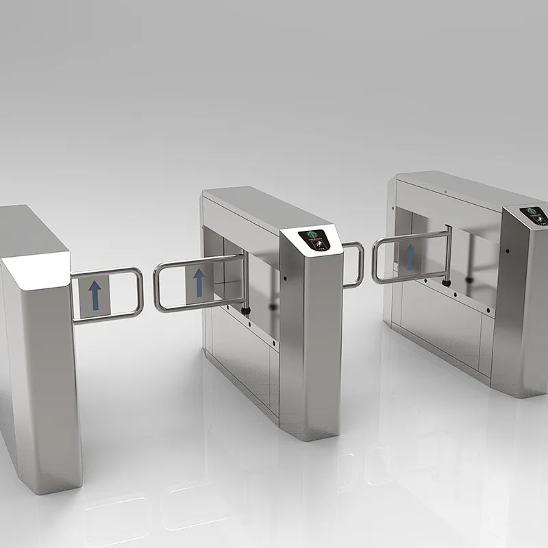 SUS 304 Stainless Steel Gate Automatic Bi-directional Supermarket Barrier Swing Turnstiles