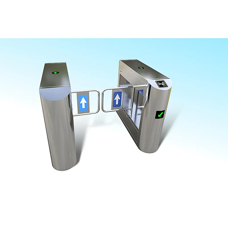 High Speed Automatic Sliding TCP IP Barrier Gate Retractable Swing Turnstile