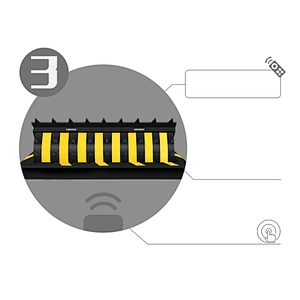 Traffic Barrier Hydraulic Road Blocker, Automatic Rising Blockers,Waterproof Security Anti Terrorist Hydraulic Road Blocker