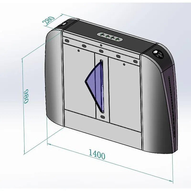 Factory Cheap Price OEM ODM Flap Barrier Gate Access Control Digital Turnstile